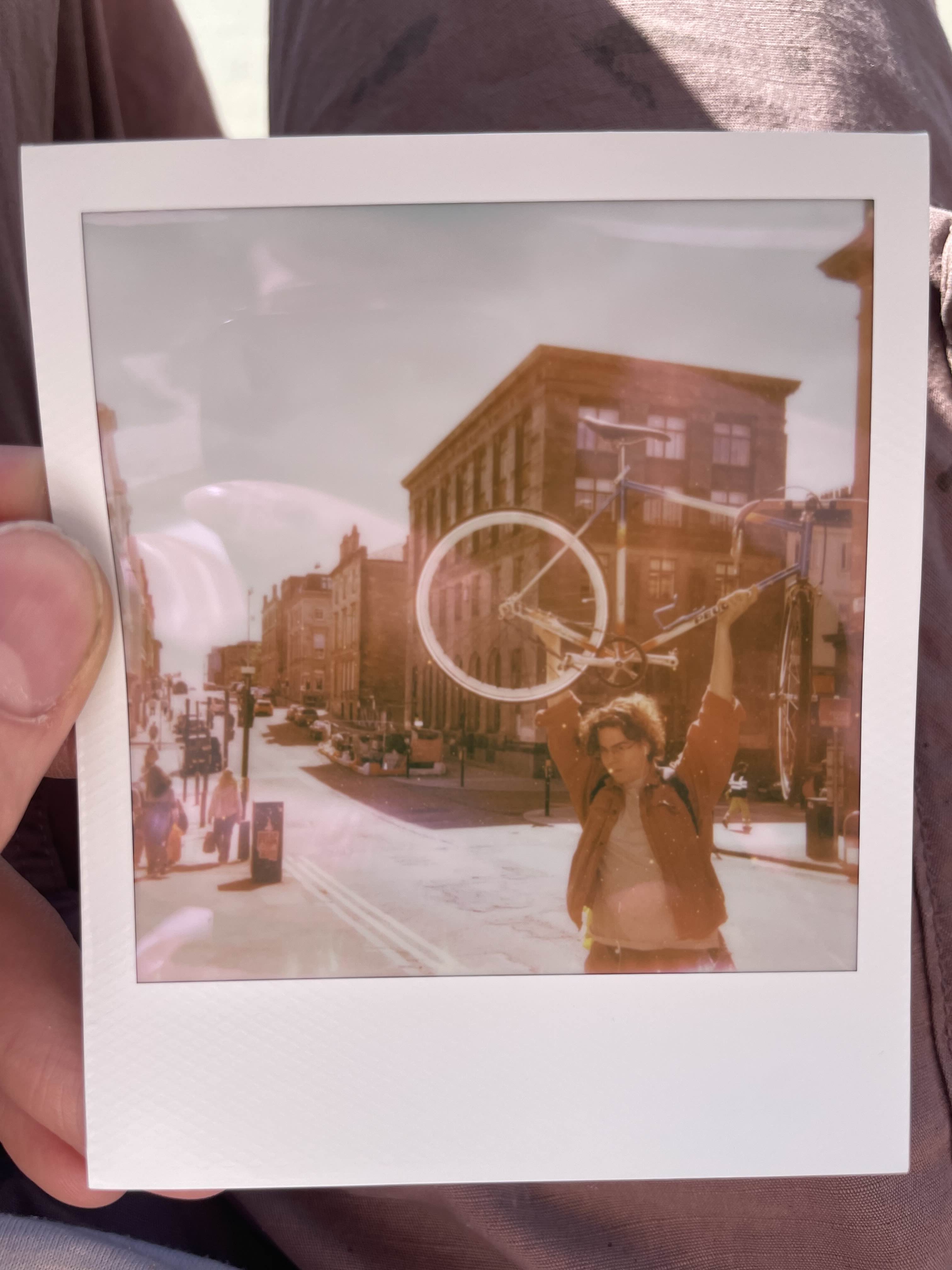 yr girl and xyr bike